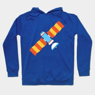 Space Satellite flying object Hoodie